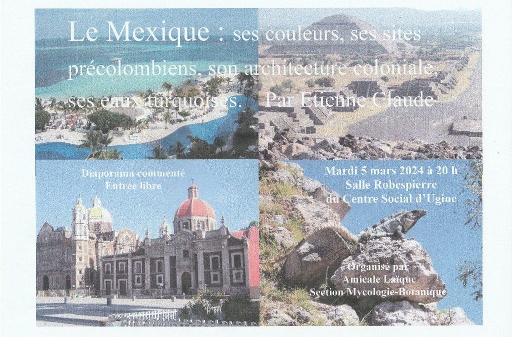 DIAPORAMA COMMENTE LE MEXIQUE – Mardi 5 mars à 20h en salle Robespierre